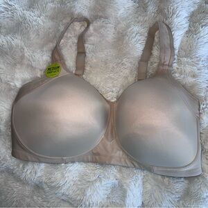 NEW Vanity Fair Lingerie® Sport Full-Figure Wireless Bra 71500 {Size 42DDD}